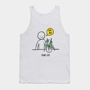 Plant Life Funny Simple Cartoon Tank Top